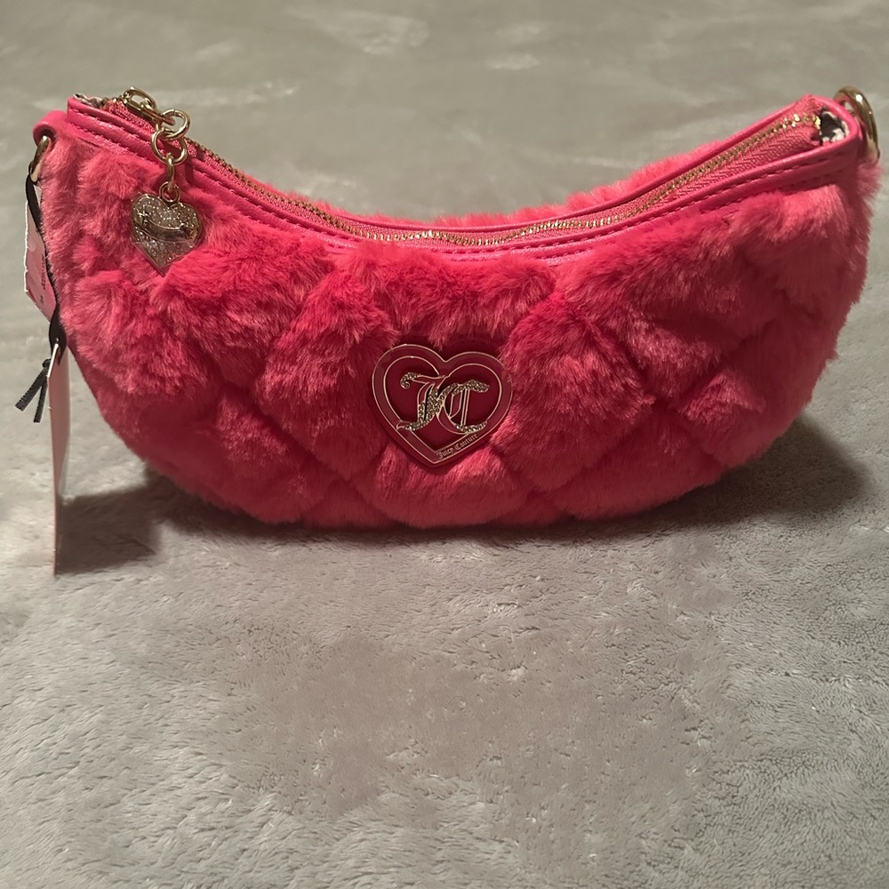 Juicy Couture Furry Shoulder Bag